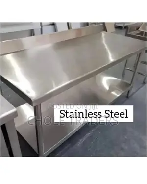 2-Tier Stainless Steel Heavy Duty Bakery Working Table