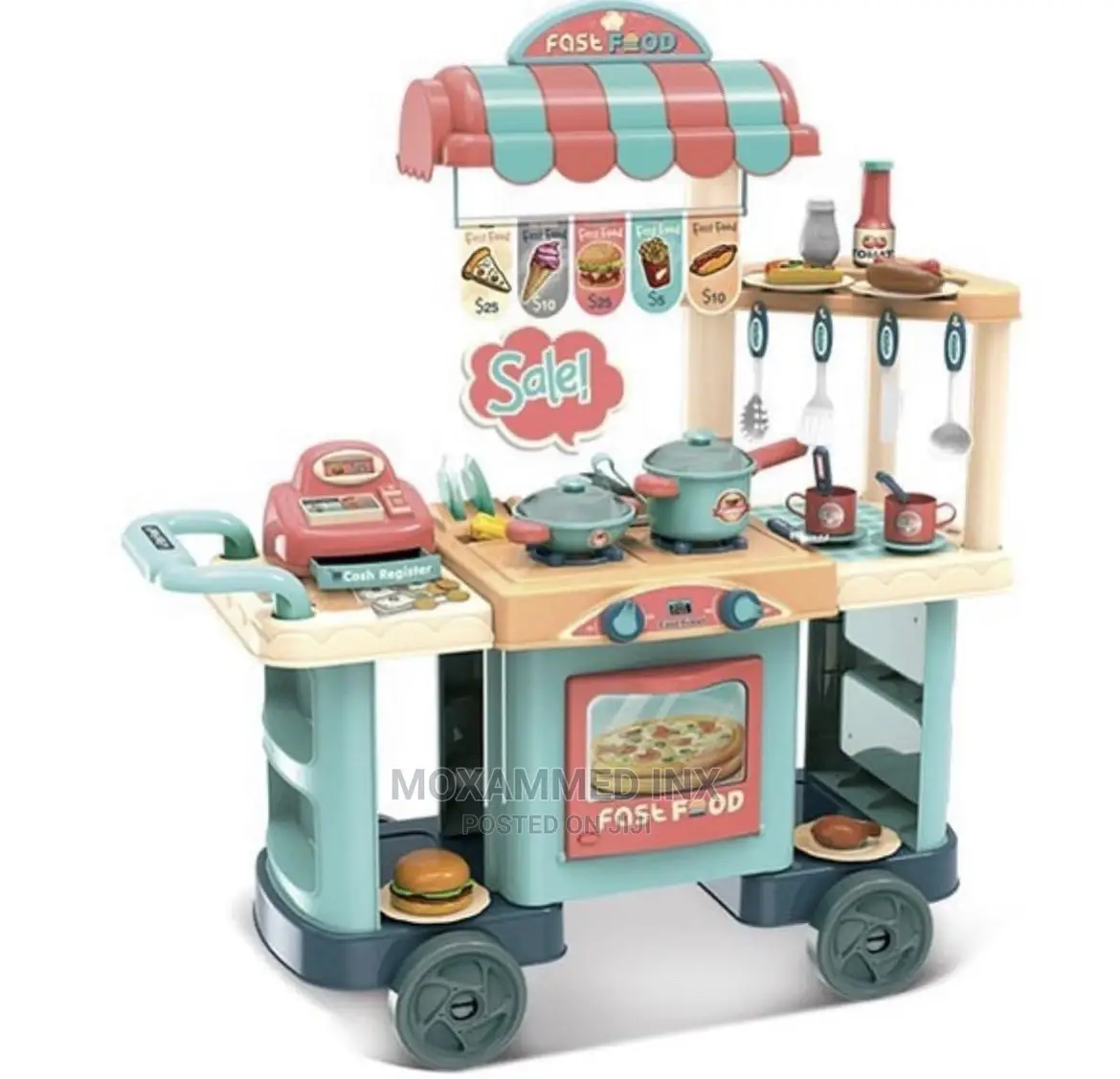 Kids Kitchen Truck Play Set