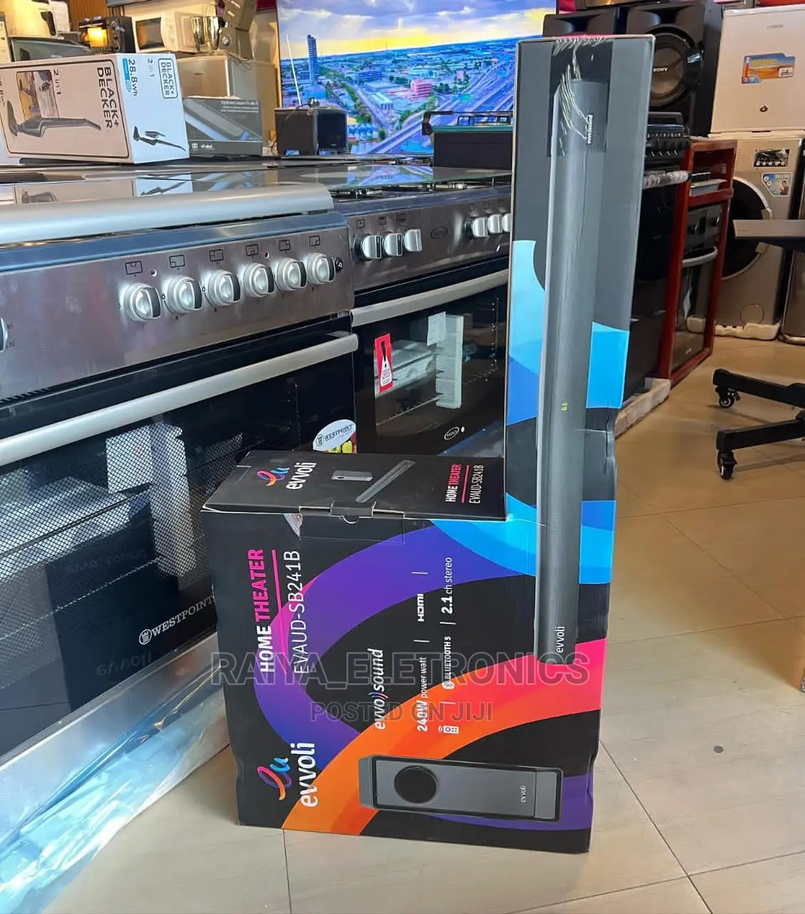 Evvoli Sound Bar Watts 240