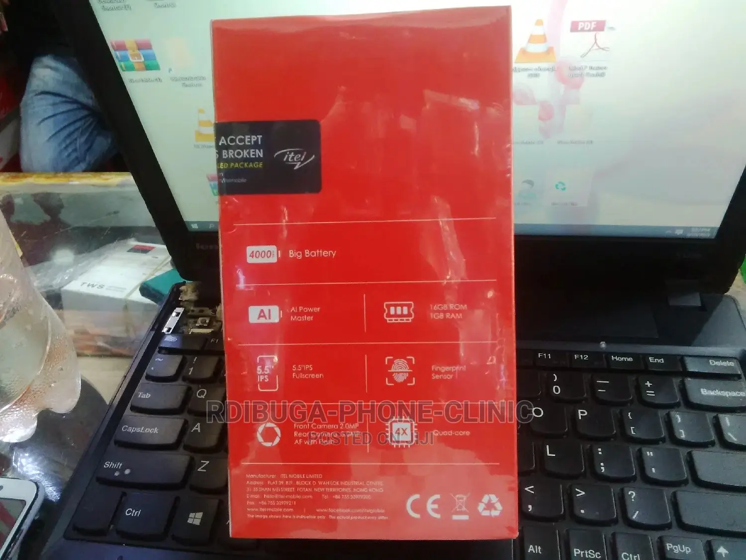 New Itel P17 16 GB Blue