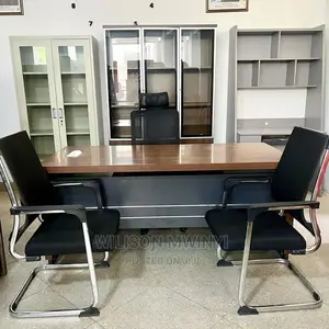 Office Table + Chairs(3)/Meza Na Viti Full Set