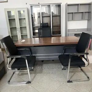 Office Table + Chairs(3)/Meza Na Viti Full Set