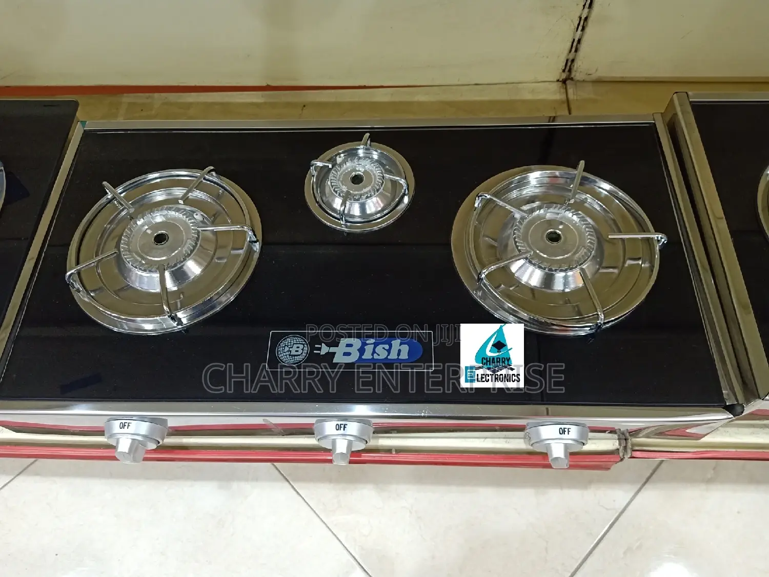 🪵Bish Cooker/ Stove 3 Gas Plates