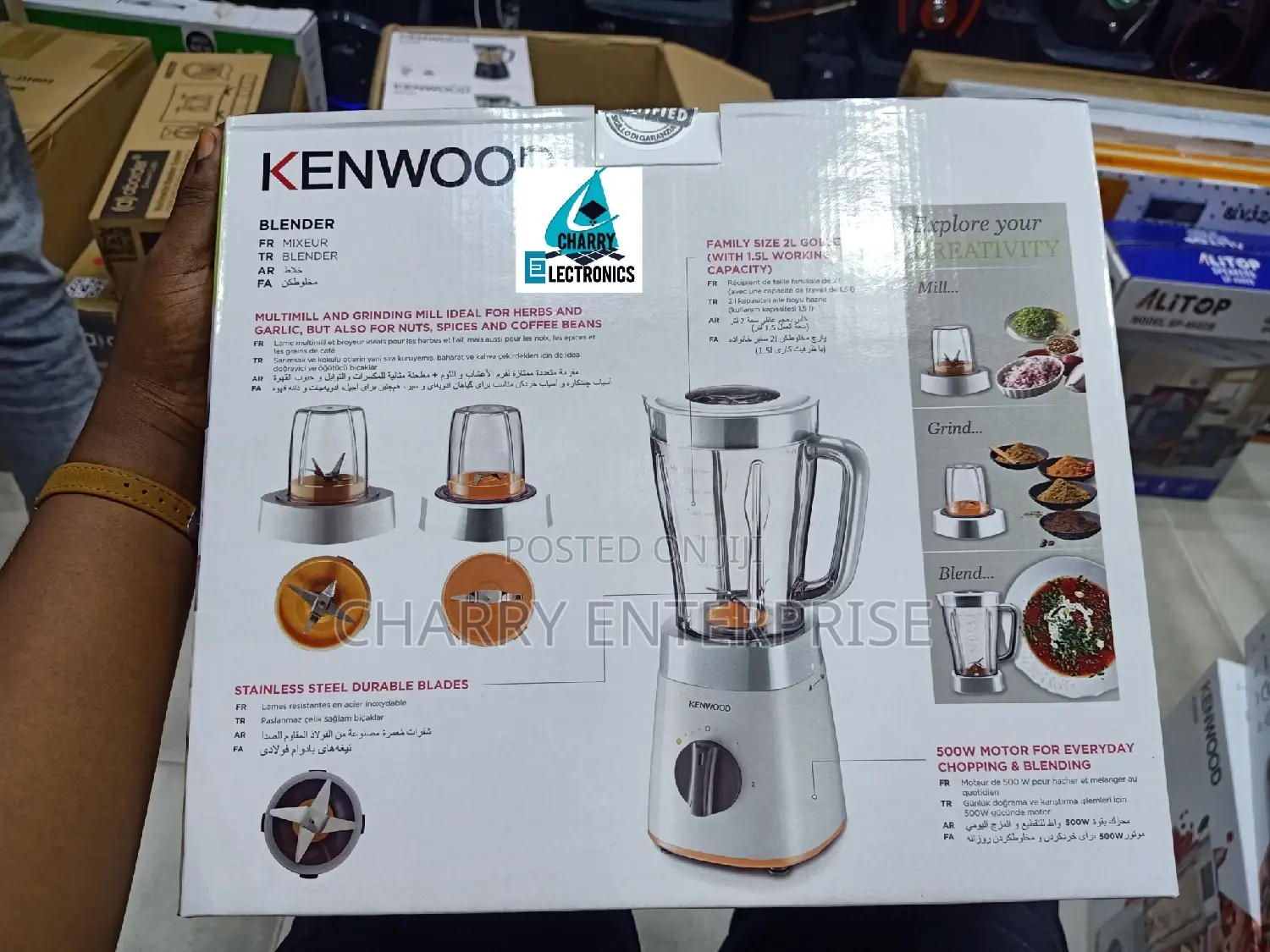 KENWOOD Original Blender From Japan2L 500W