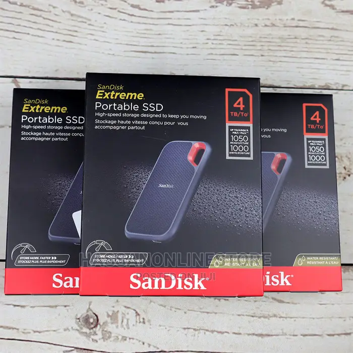 Sandisk Extreme V2 External SSD 4tb 1050mb/S