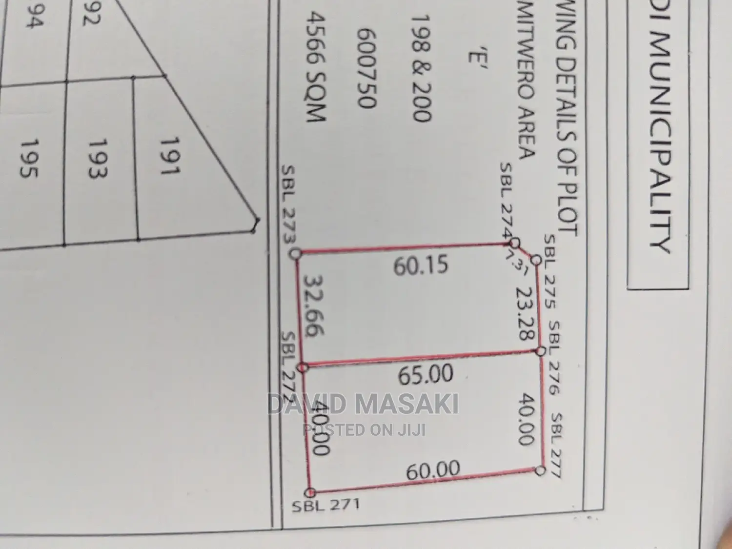 Lindi Mitwero Large Plot for Sale