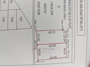 Lindi Mitwero Large Plot for Sale