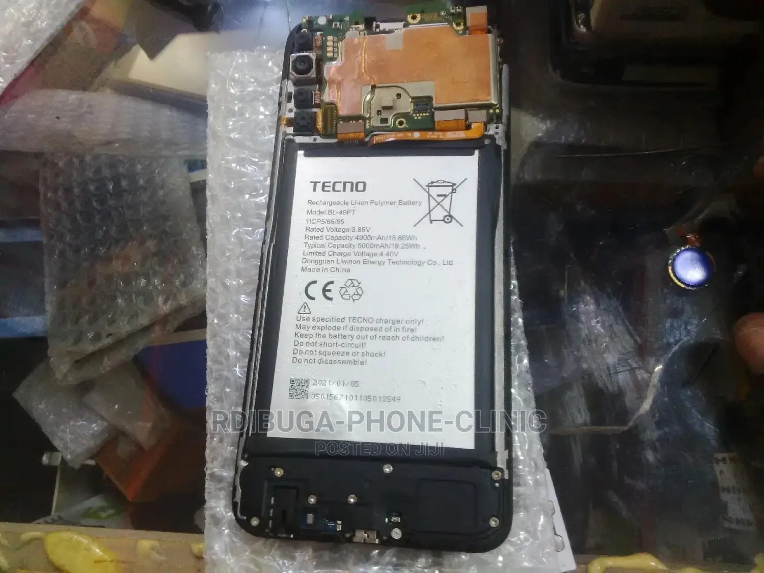 Tecno Spark 5 Ikibadilishwa Kioo OG Na Kuifanya Iwe Mpya