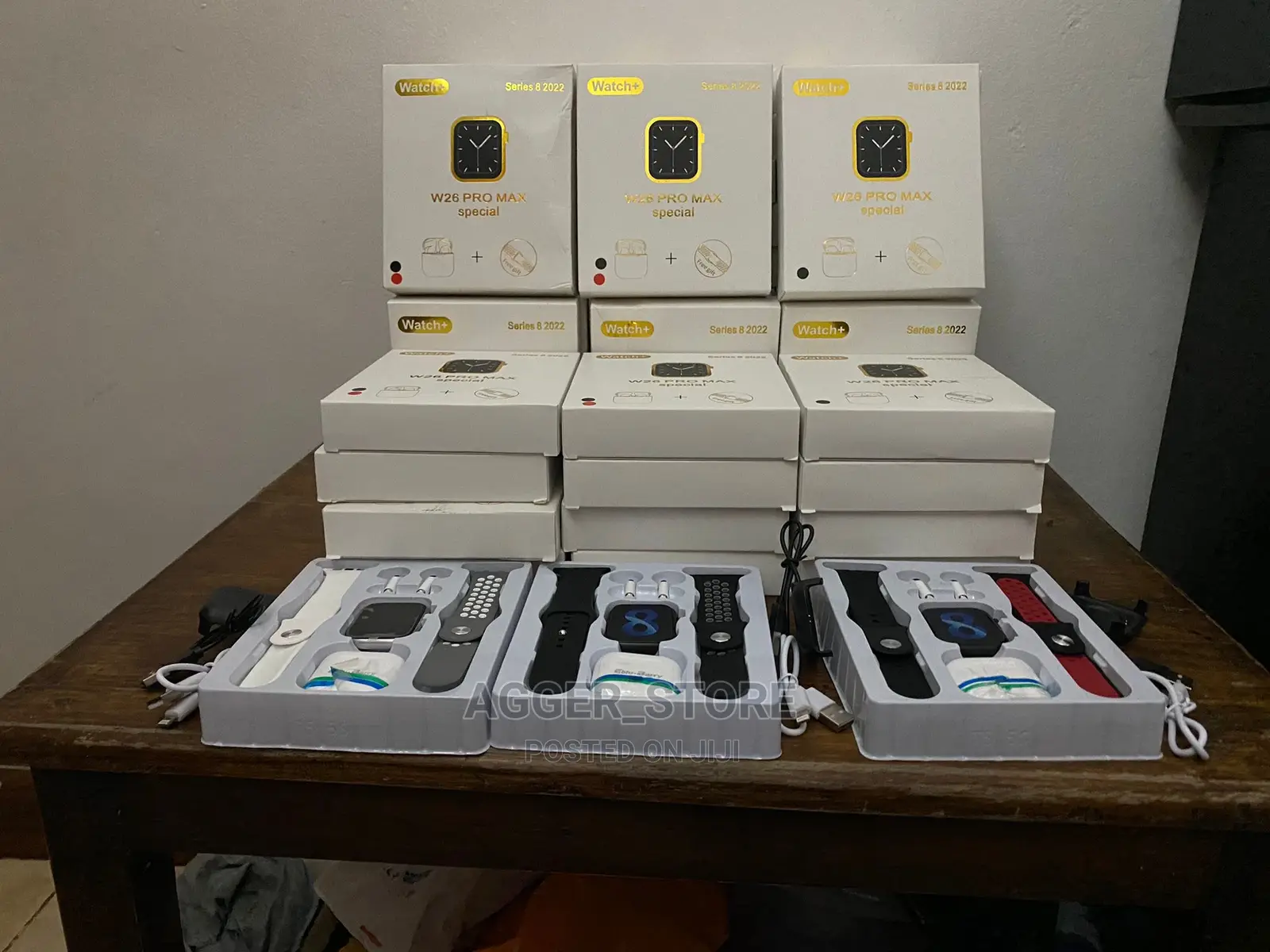 W26 Pro Max Watch 8(Smartwatch)+Free Airpods