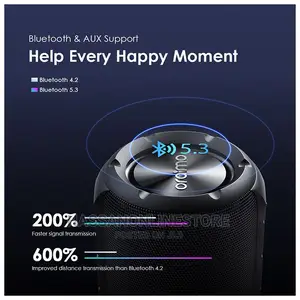 Oraimo Rover RGB Lights Bluetooth 5.3 Portable Speaker