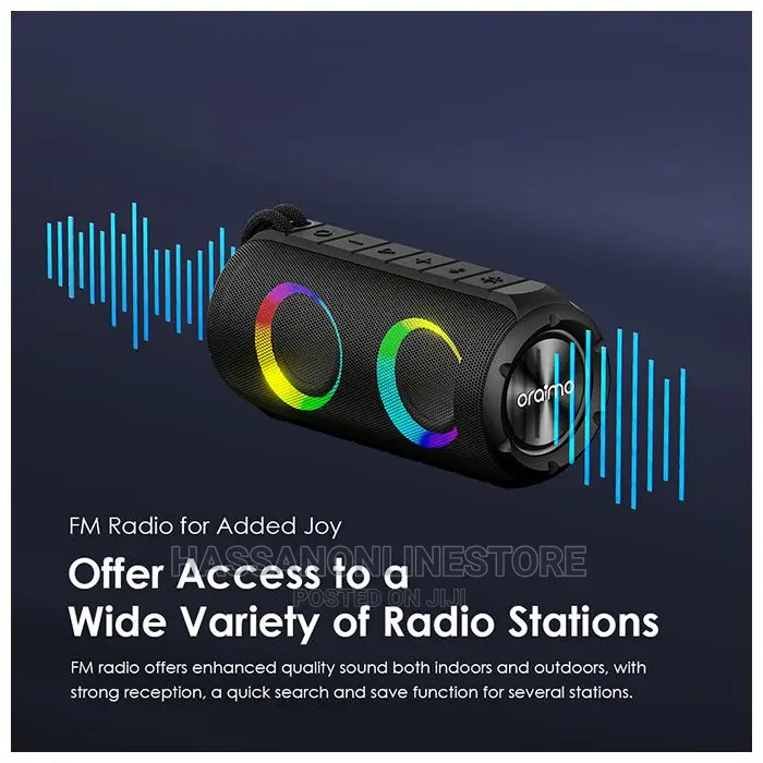 Oraimo Rover RGB Lights Bluetooth 5.3 Portable Speaker
