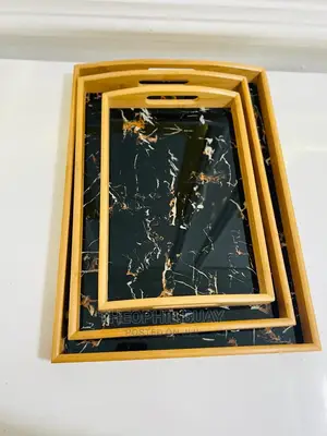 Bamboo Tray Nzur Set Ya Tatu