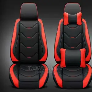 Car Seat Cover Red Black