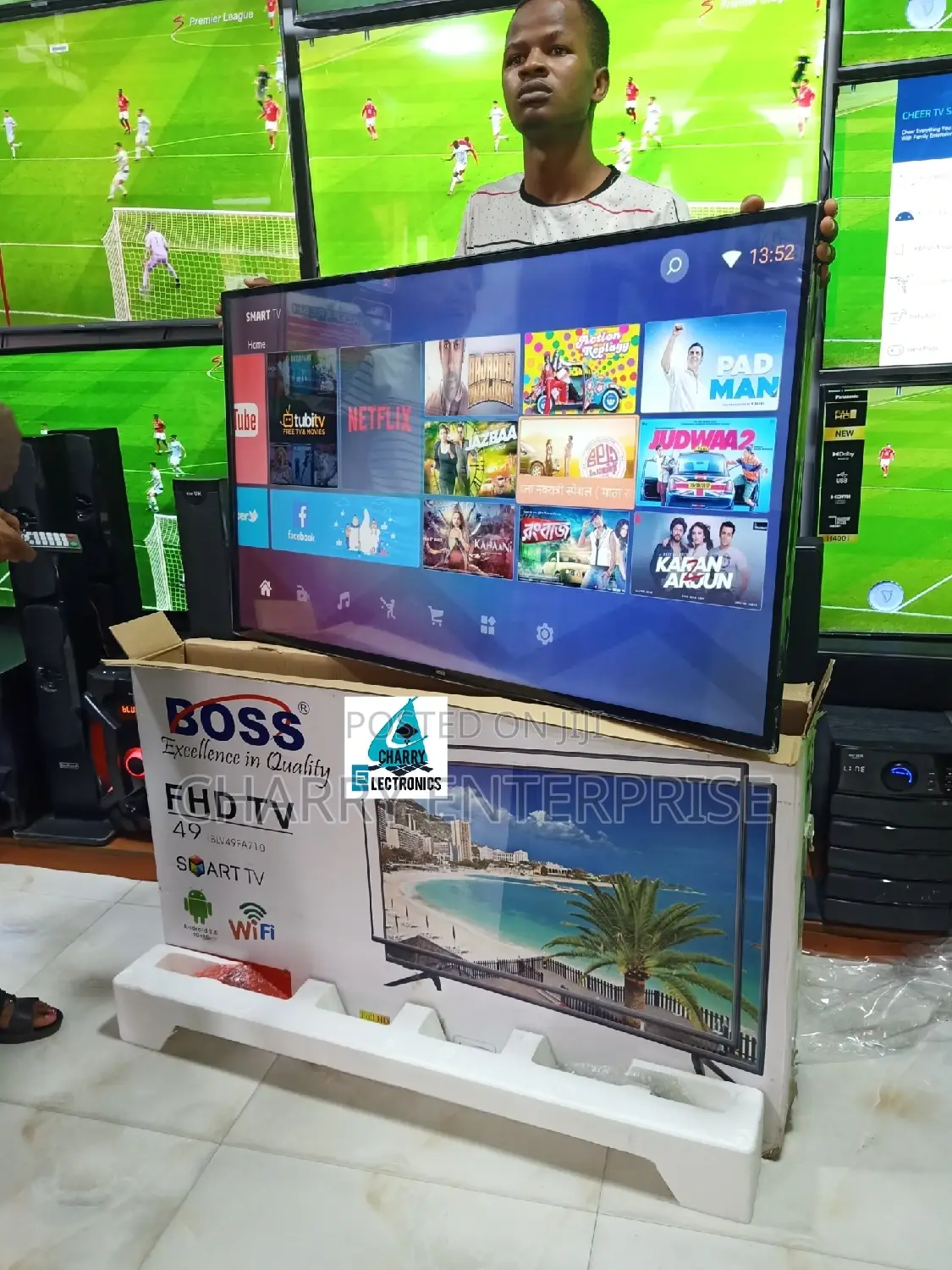 Offa Siku 6 Tu Boss Smart Android Wifi Tv Full HD 49 Inch