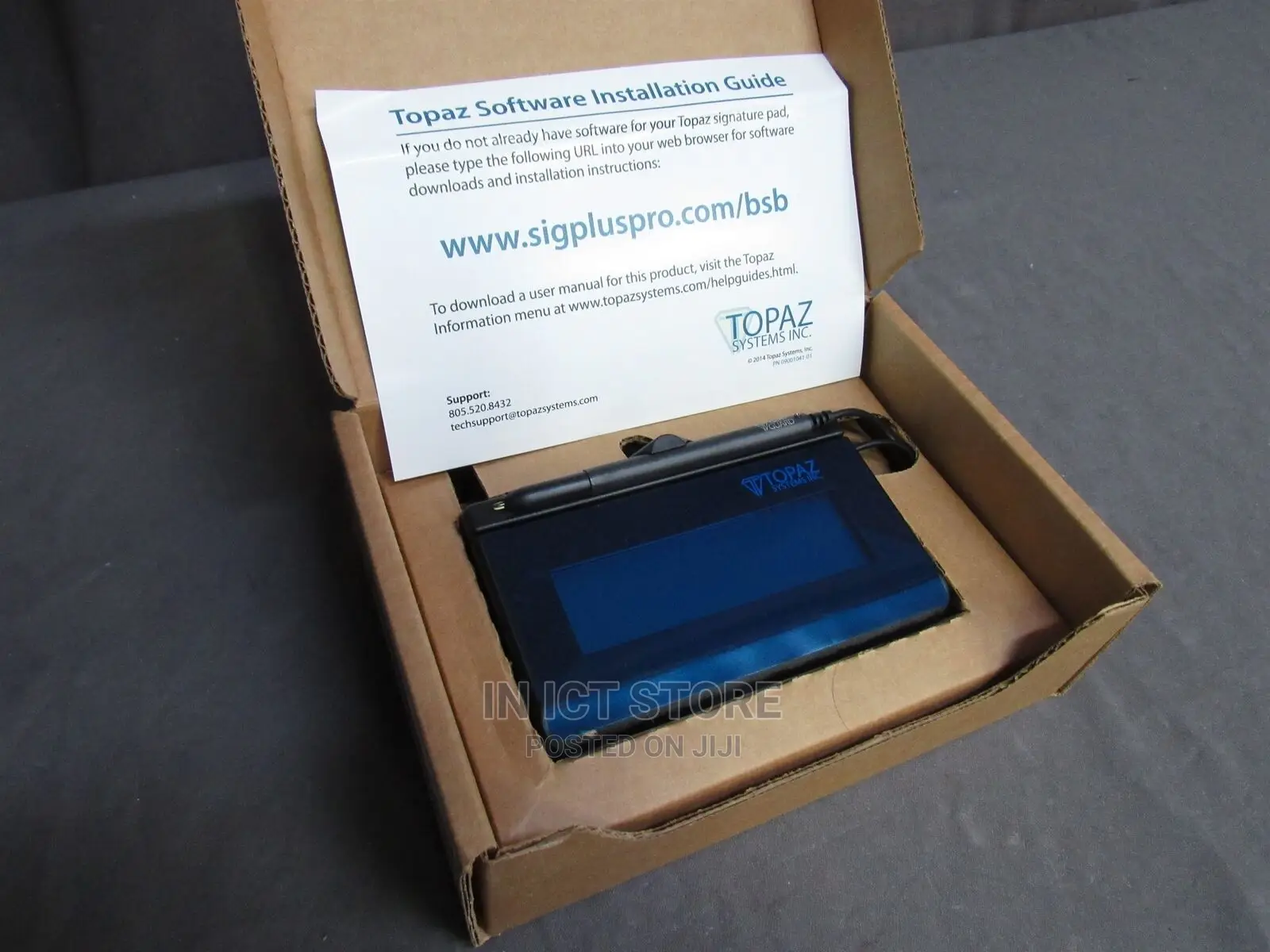 Topaz T-lbk460-hsb-r Usb Terminal Signature Gem Capture Pad