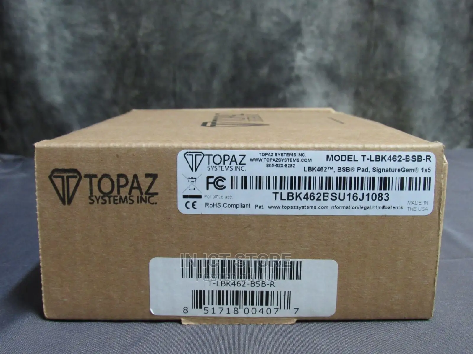 Topaz T-lbk460-hsb-r Usb Terminal Signature Gem Capture Pad