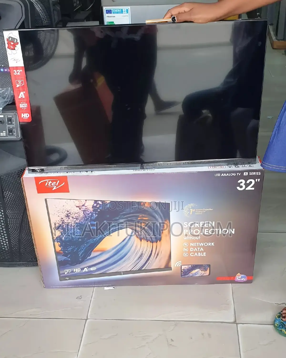 Itel Flameless Screen TV Inch 32