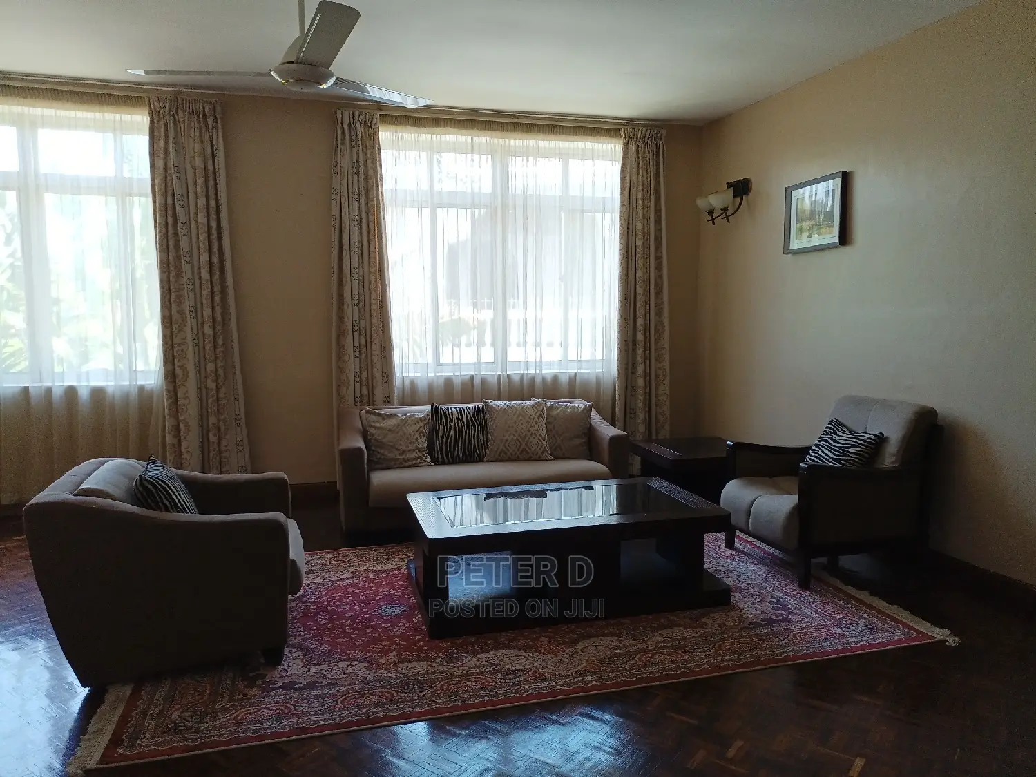 Furnished 3bdrm Apartment in Mikocheni for Rent