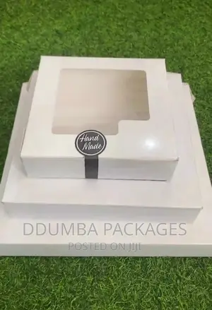 White Cake Boxes Inch10,8,Na 6 Pc50