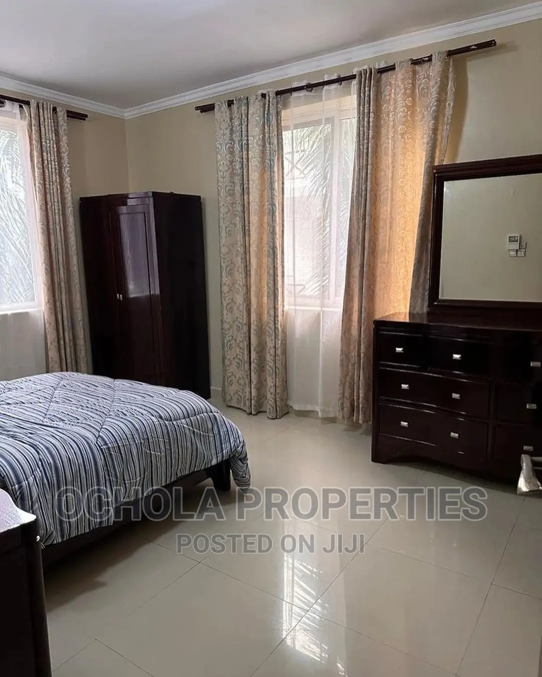 Furnished 3bdrm Apartment in Mikocheni for Rent