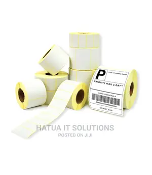 Barcode Label Sticker 50mmx25mm, 1500 Labels Per Roll