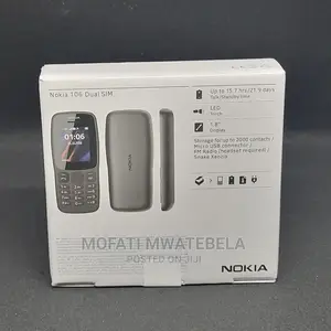 New Nokia 106 Black