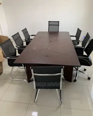 Conference Table and Chairs(8) Meza Ya Mikutano Full Set