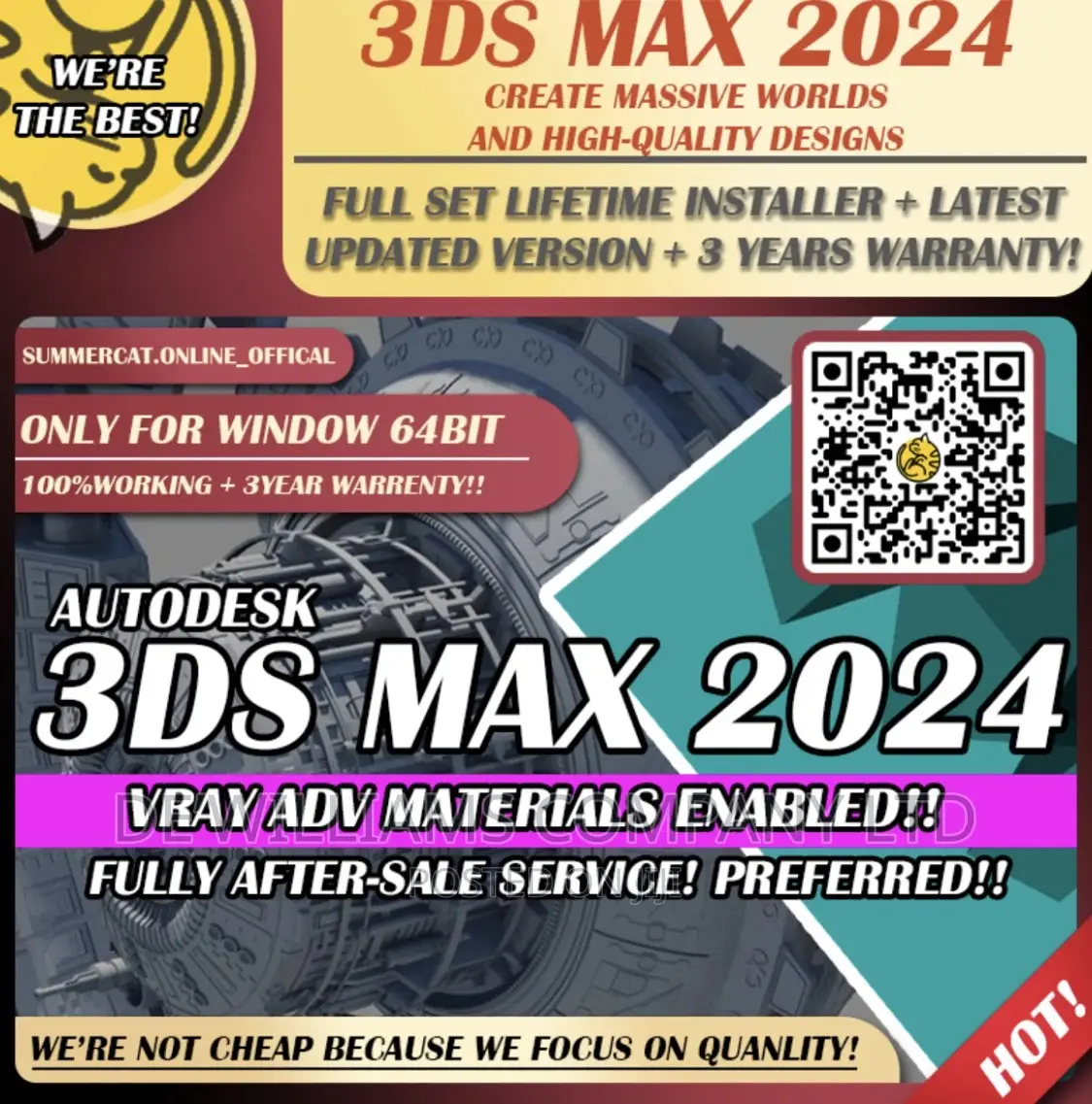 3ds Max 2024 +Full Plugins (Lifetime Activated)