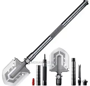 Multifunctional Folding Shovel Military Grade Hoe 67cm