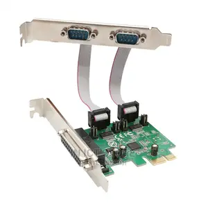 2 Port DB9 RS232 Serial And 1 Port DB25 Parallel Pcie X1