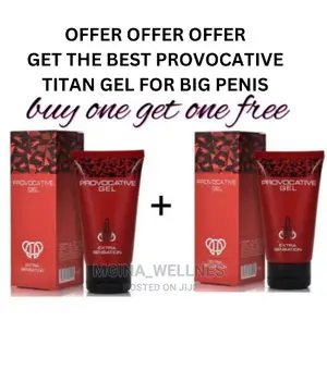 Buy 1 Get 1 Free-Best Provocative Titan Gel for Big Penis