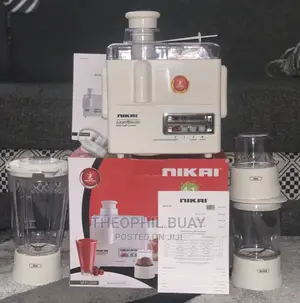 Nikai 4in1 Juicer 2yrs Waranty