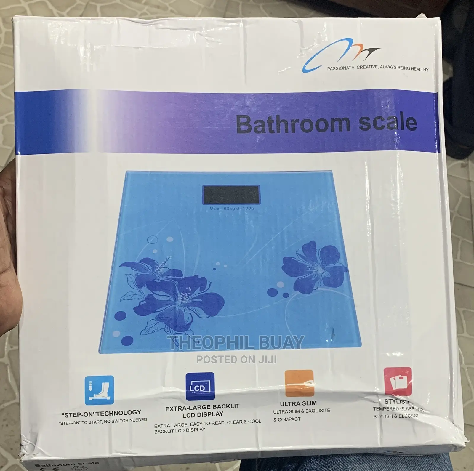 Bathroom Scale With Max 180kgs