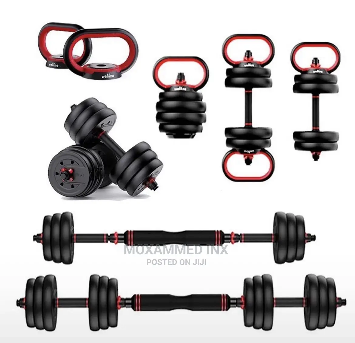 Adjustable Multifunction Dumbbell Set