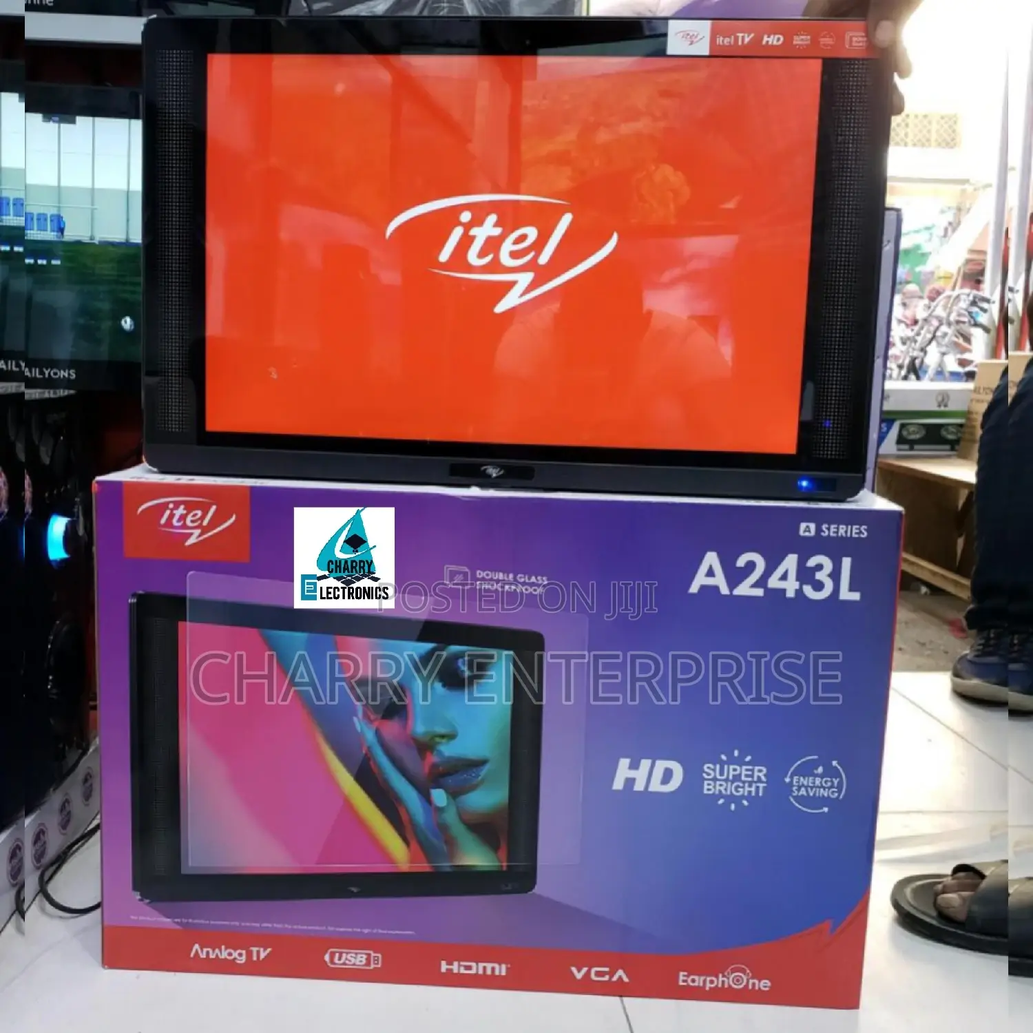 Itel HD Tv 24 Inch a SERIES Double Glass