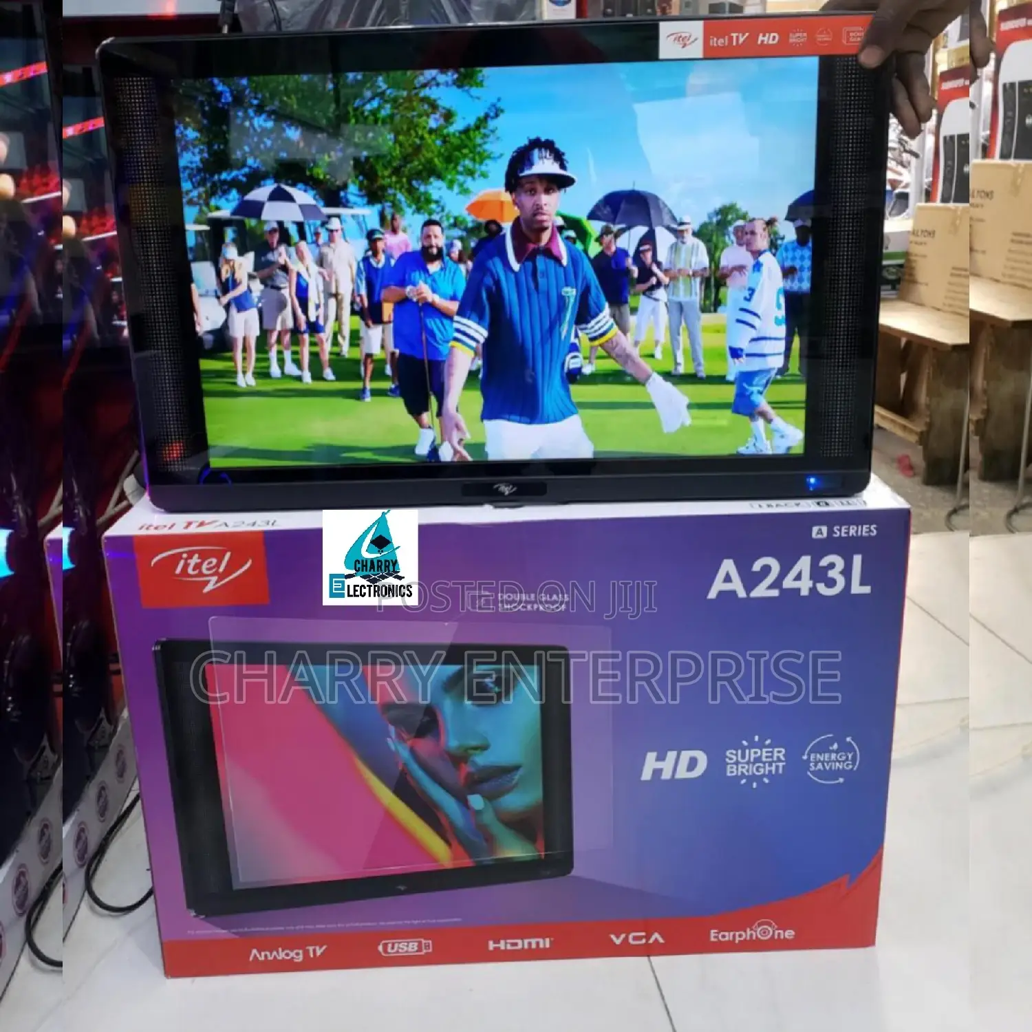 Itel HD Tv 24 Inch a SERIES Double Glass
