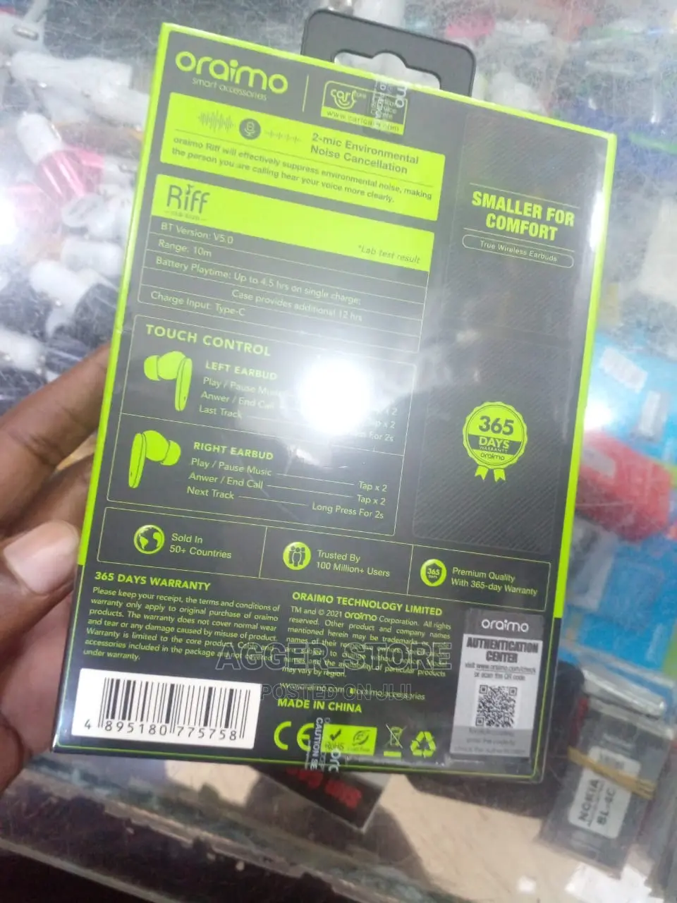 Oraimo Riff Earbuds Original