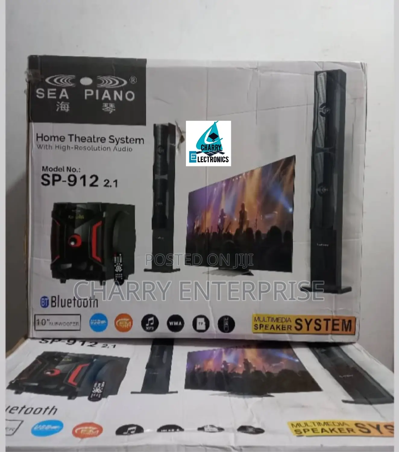 Sea Piano Subwoofer Hometheatre System Powerful BASS.SP912