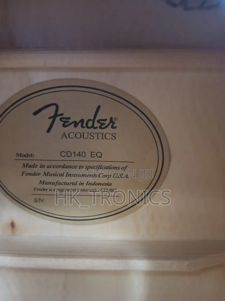 Fender Acoustcs Guitar