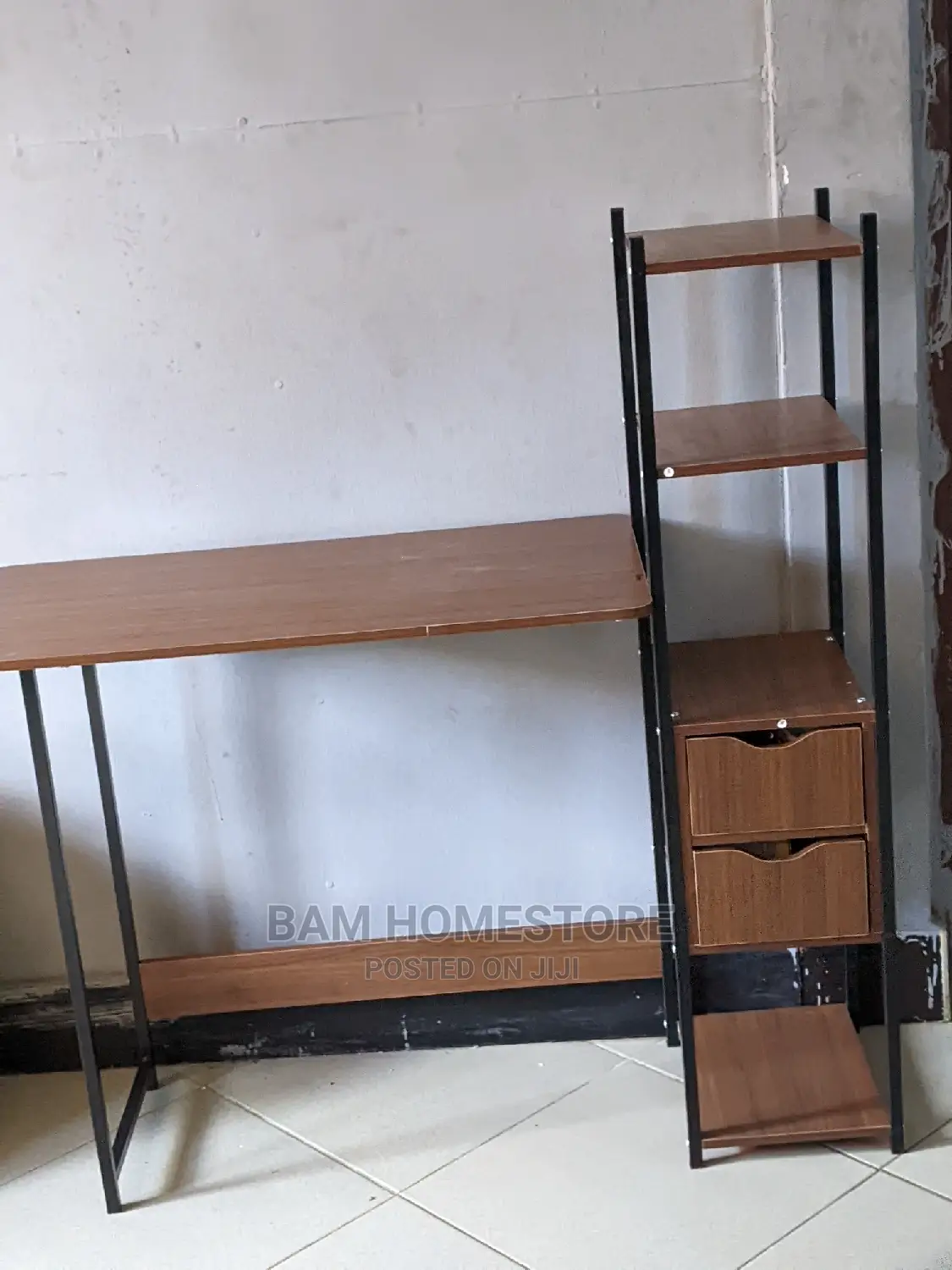 Laptop Table With Shelves