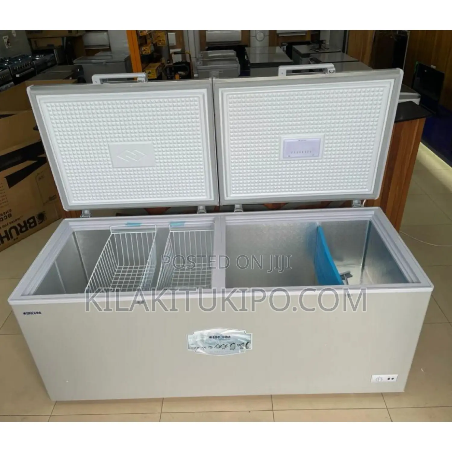 *Brühm Chest Freezer Double Door 658ltr (Bcd-700m)