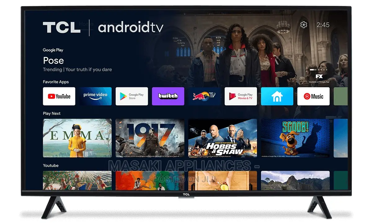 TCL TV 40 Inch Ultra HD LED LCD Smart Google TV