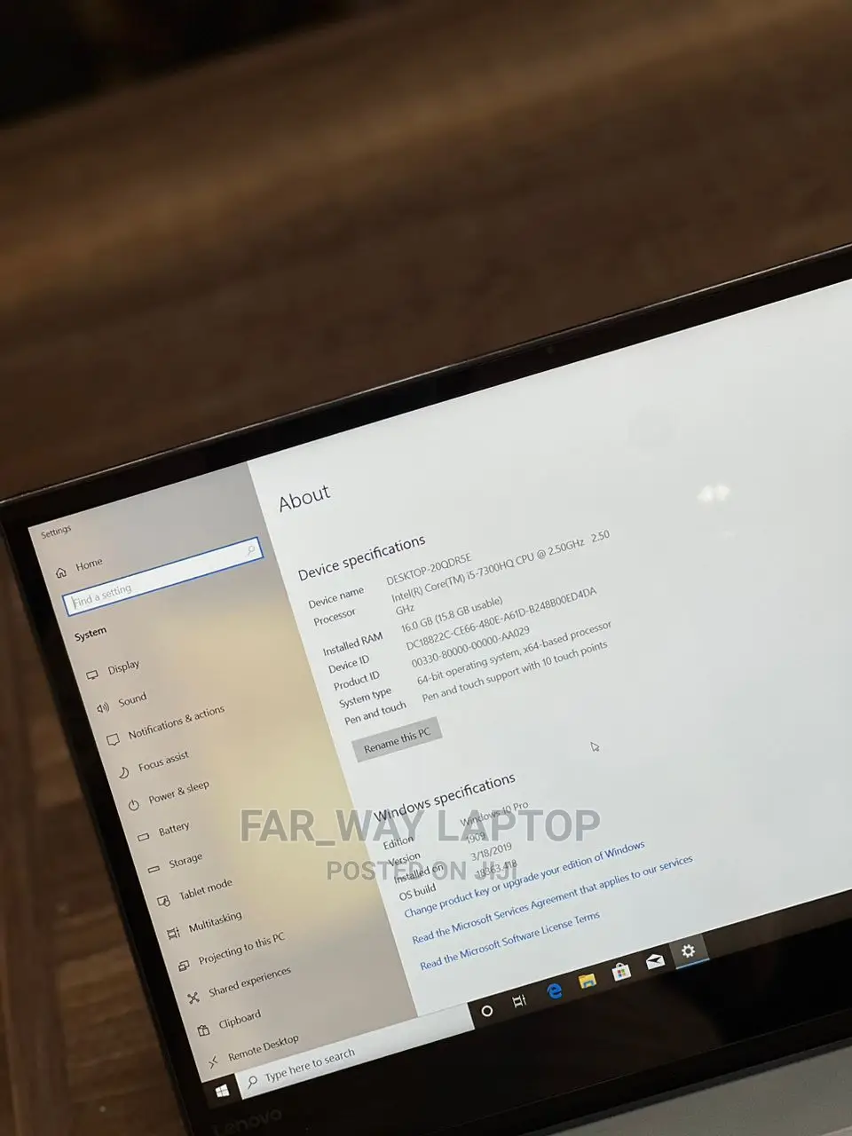 New Laptop Lenovo Yoga C740 16GB Intel Core I5 SSD 512GB
