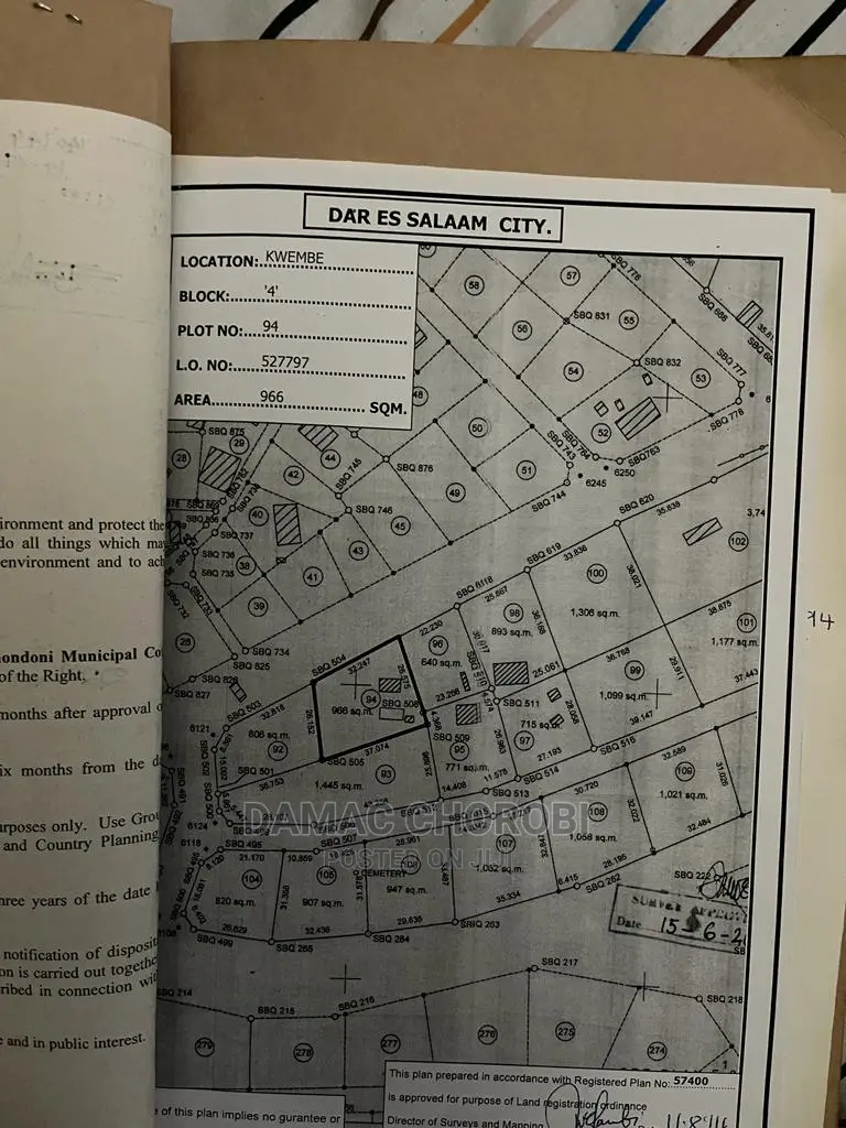 Plot for Sale Loction Lugung'unzi
