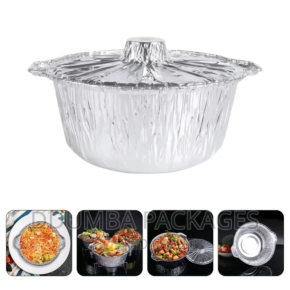 Disposable Foil Pan Ya Kilo 3- Pc10 Kwa 45,000/=