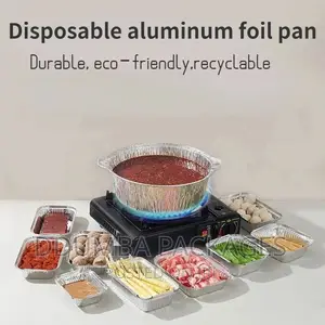 Disposable Foil Pan Ya Kilo 2-35,000/=Pc10