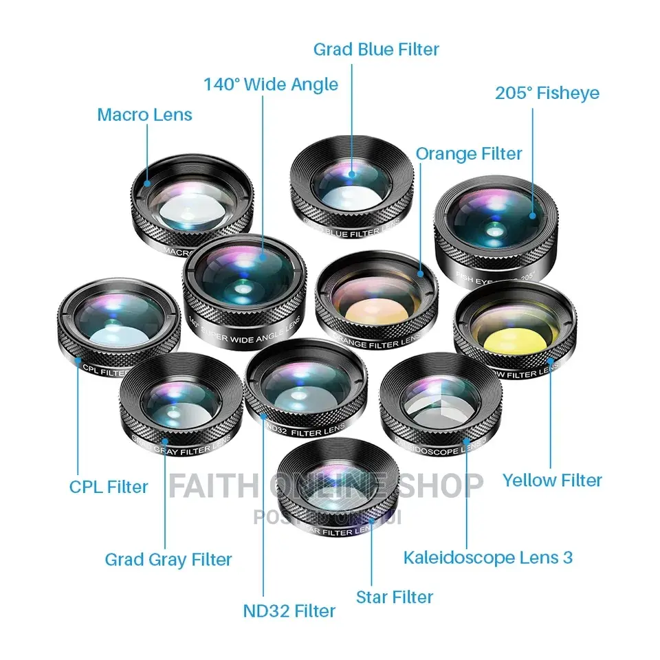 11 in 1 Camera Phone Lens Kit