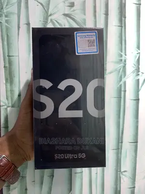 New Samsung Galaxy S20 Ultra 5G 128 GB Silver