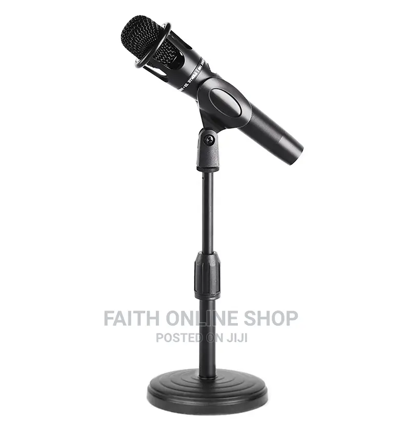 Microphone Stand for Broadcast Singing