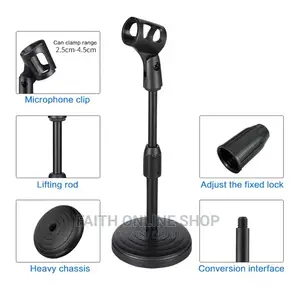 Microphone Stand for Broadcast Singing